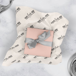 Papier Mousseline Logo de marque personnalisée Bijoux Emballage d'en