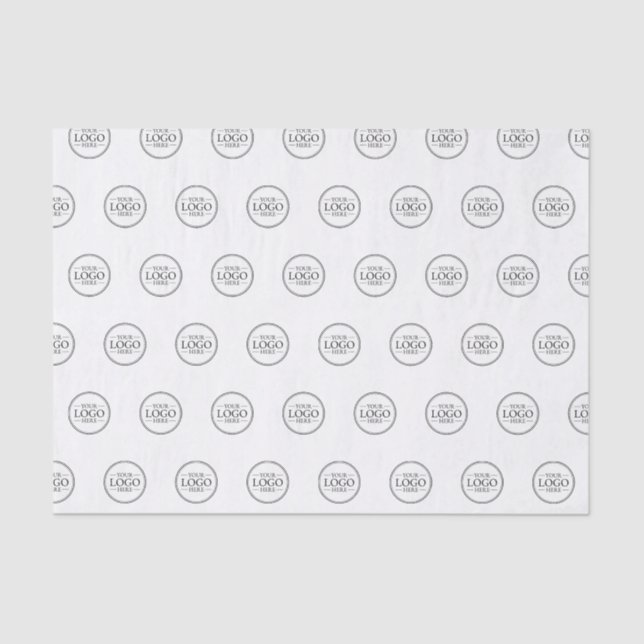 Papier Mousseline Logo d'entreprise personnalisé (Recto)