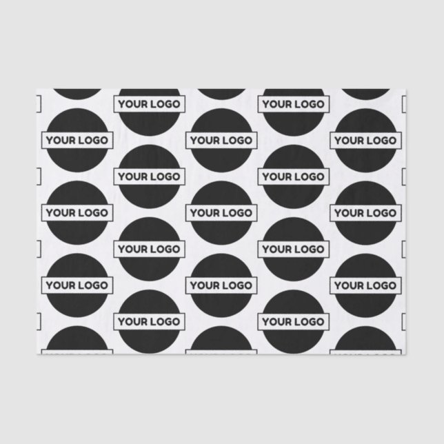Papier Mousseline Logo d'entreprise personnalisé (Recto)