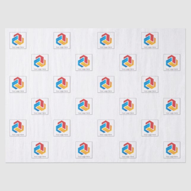 Papier Mousseline Logo dispersé (Recto)