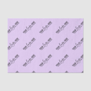 Papier Mousseline Logo Personnalisé Entreprise Emballage Purple