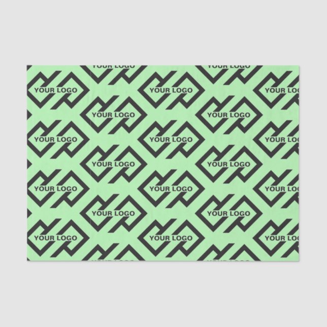 Papier Mousseline Logo Personnalisé Pape de bande de papier Packagin (Recto)