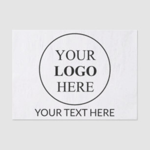 Papier Mousseline Logo promotionnel personnalisé