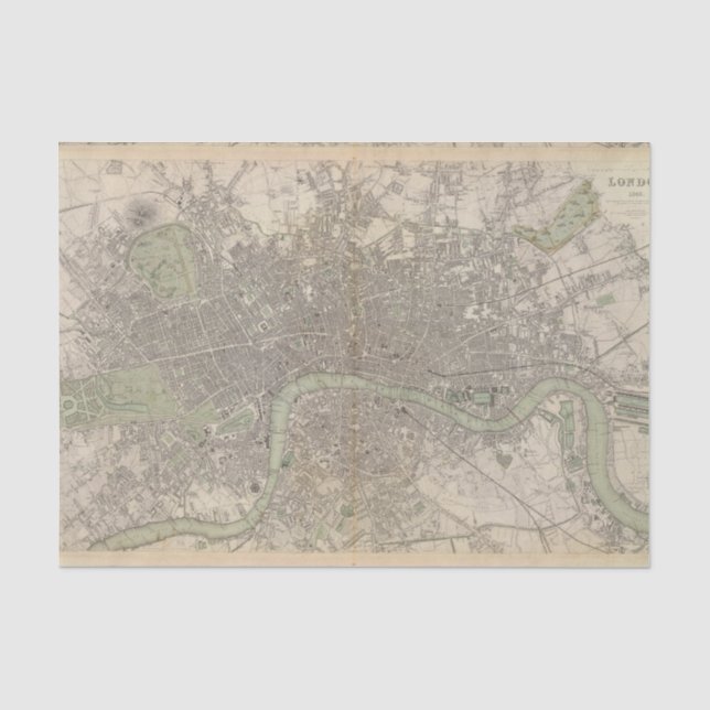 Papier Mousseline Londres 1843 (Recto)