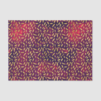 Papier Mousseline L'or part sur Bourgogne fumeux et pourpre