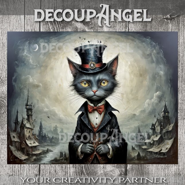 Papier Mousseline Lord Whiskers de Darkshire - Découpage - (Créateur téléchargé)