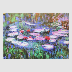 Papier Mousseline Los Nenufares (nénuphars) de Claude Monet,