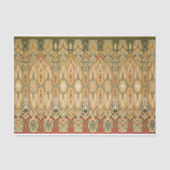 Papier Mousseline Louis Sullivan : Conception Vintage (Recto)