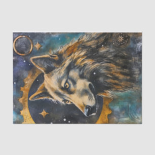 Papier Mousseline Loup du journal de junk