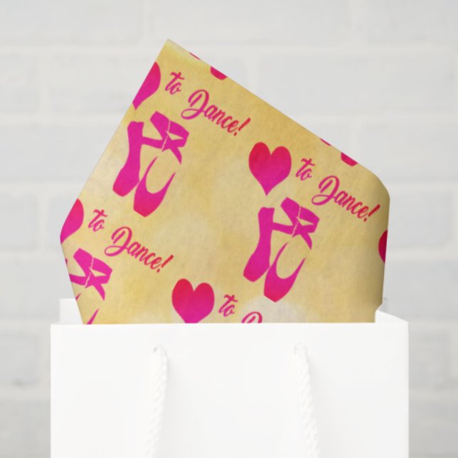 Papier Mousseline Love 2 Dance (Sac cadeau)
