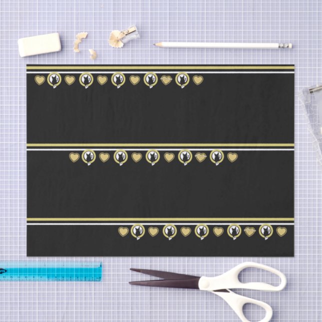 Papier Mousseline Love Cat Tissue Paper - Adiela Akoo (Artisanat)