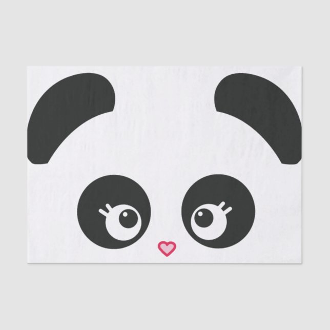 Papier Mousseline Love Panda® (Recto)