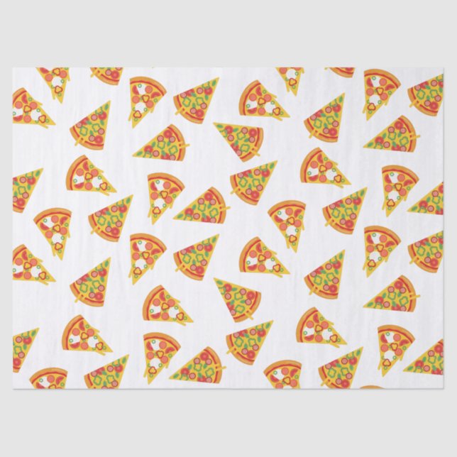 Papier Mousseline Love Pizza (Recto)