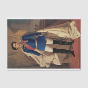 Papier Mousseline Ludwig II - Découpage du papier de tissus