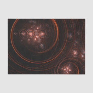 Papier Mousseline Lumière étoile cramoisie en orbite Art cosmique ab