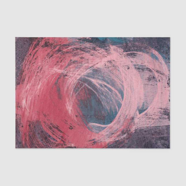 Papier Mousseline Lumière rose I (Recto)