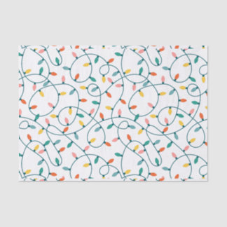 Papier Mousseline Lumières de Noël