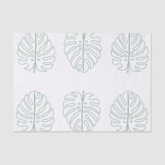 Papier Mousseline Lundi Monstera