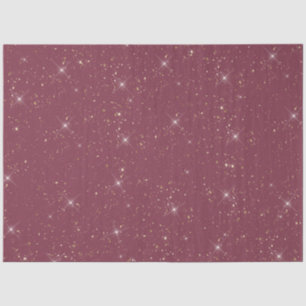 Papier Mousseline Luxe bordeaux brillant parties scintillant d'or co