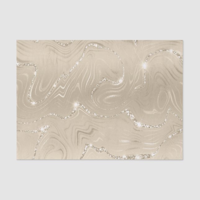 Papier Mousseline Luxe Champagne Arrière - plan Parties scintillant  (Recto)