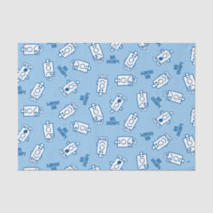 Papier Mousseline M. Grumpy Blue Emotion Toss Motif