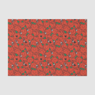 Papier Mousseline M. Strong Poids de levage Motif rouge et vert