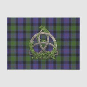 Papier Mousseline MacTaggart Tartan Et Céltic Trinity Knot