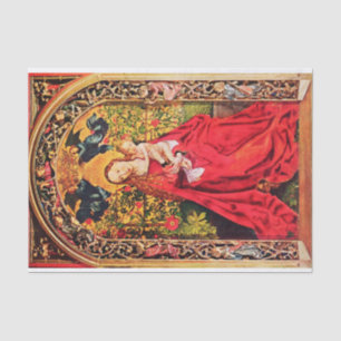 PAPIER MOUSSELINE MADONNA DU ROSE BOWER