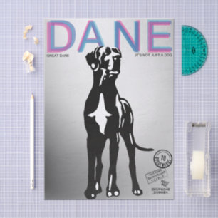 Papier Mousseline Magazine sur le Grand Danois