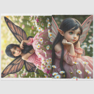 Papier Mousseline Magical Fairy Princess Double Trouble Decoupage