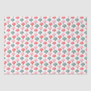 Papier Mousseline Magie Whimsic Cute Champignons colorés