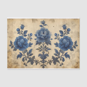 Papier Mousseline Magnifique Toile de Jouy en âge