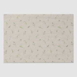 Papier Mousseline Mai Mois De Naissance Fleur Hawthorn Lily De La Va