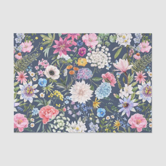 Papier Mousseline Maisy - Floral (Recto)