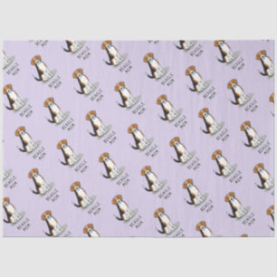 Papier Mousseline Maman beagle (tri couleur 3) Mignonne de chien Mèr