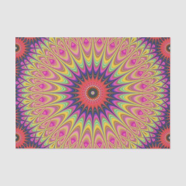Papier Mousseline Mandala d'épine (Recto)