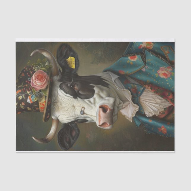 Papier Mousseline Mania de vache4 (Recto)