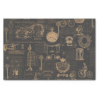 Manuscrit vintage | Decoupage de Paris | de style