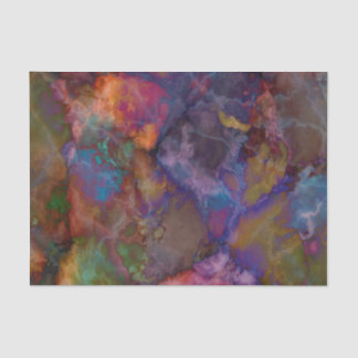 Papier Mousseline Marbre de chalcopyrite de minerai de paon