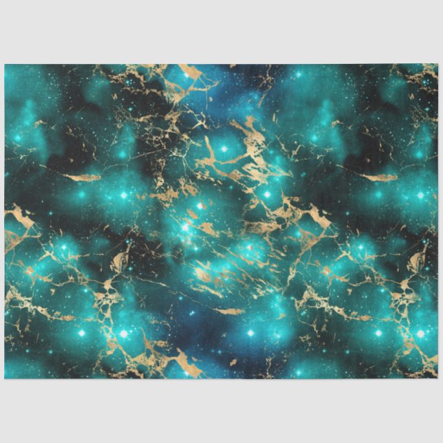 Papier Mousseline Marbre Galaxy Series Design 15 (Recto)