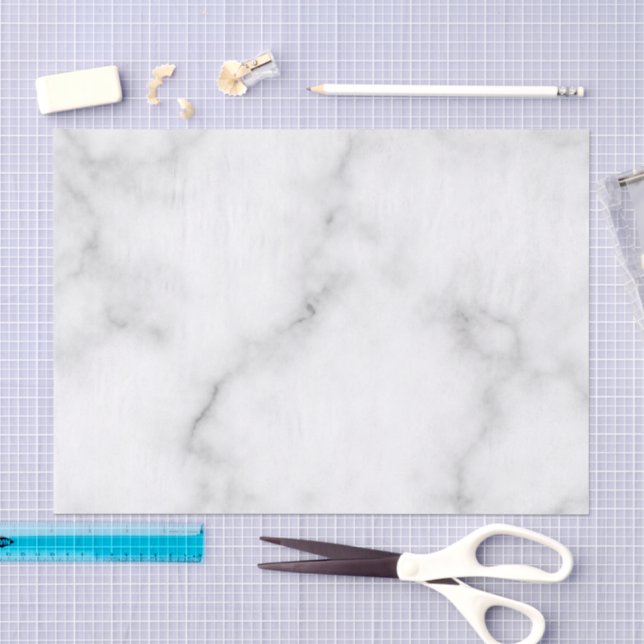 Papier Mousseline Marbre gris (Artisanat)