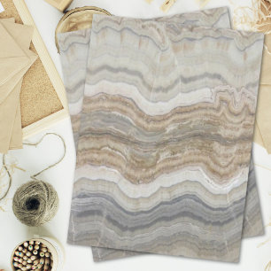 Papier Mousseline marbre gris brun scandinave minimaliste