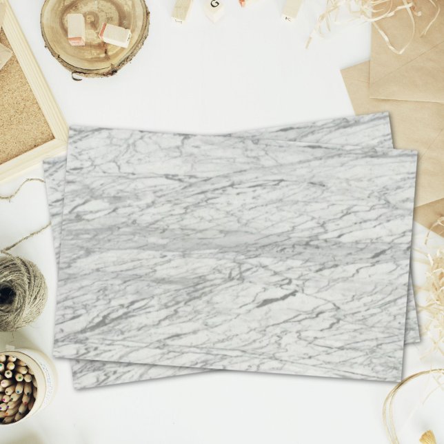 Papier Mousseline marbre gris chic et minimaliste (minimalist stylish modern chic grey marble tissue paper)