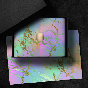 Papier Mousseline Marbre Millénaire Ombré Pastel Arc-en-ciel Joueu