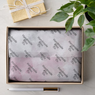 Papier Mousseline Marbre Rouge Noir Doux