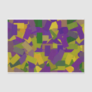 Papier Mousseline Mardi Gras Blocks