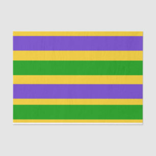 Papier Mousseline Mardi Gras Stripes