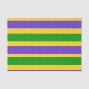 Papier Mousseline Mardi Gras Stripes