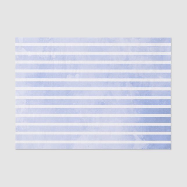 Papier Mousseline Mariage d'aquarelle bleu marine moderne (Recto)