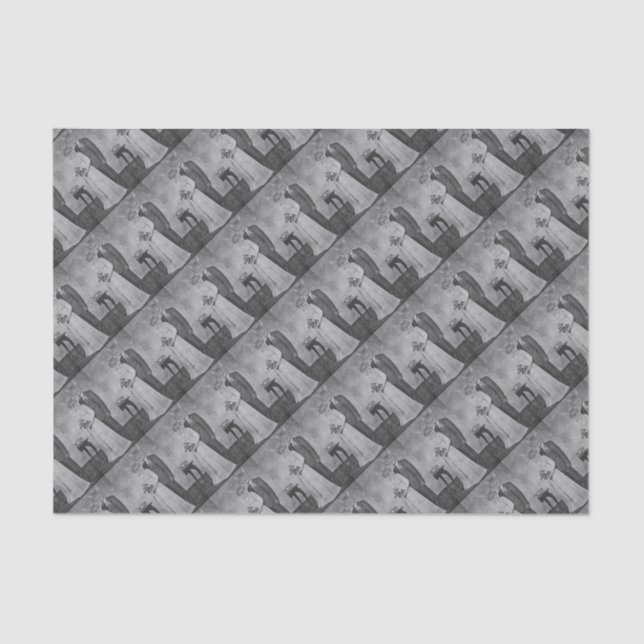 Papier Mousseline Mariage de chat (Recto)